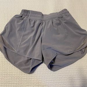 Lavender/Purple Lululemon Hotty Hot Low-Rise Lined Short 4"